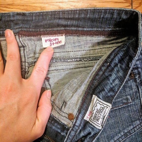 Volcom Jean Capri Frayed Demin Skateboarding - Picture 3 of 4